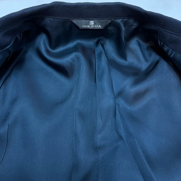 Vintage Ralph Lauren CHAPS Navy Gold Horse Head 2-Button 40R Sport Coat Jacket - Picture 7 of 7